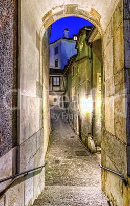 Street in old city, Geneva, Switzerland