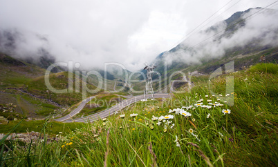 Transfagarasan mountain road from Romania