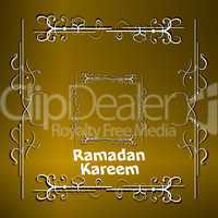 Ramadan Kareem, greeting background