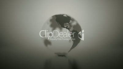 Abstract globe spinning in space.  business Abstract. looped animation.