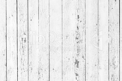 Vintage  White  Wood Wall