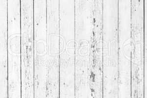 Vintage  White  Wood Wall