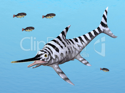 Ichthyosaurier Eurhinosaurus