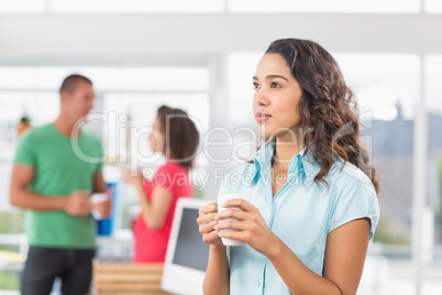 Coffee break for a young designer