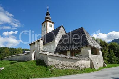 Church of St John the Baptist, Bohinj Lake, Slovenia