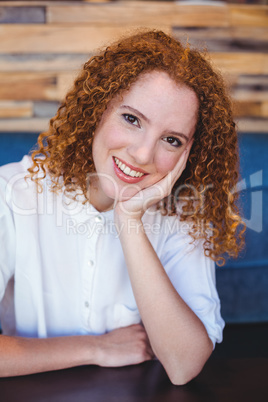 Young woman smiling at camera Young woman smiling at camera