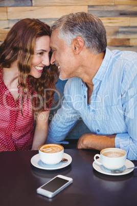 Cute couple laughing