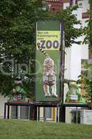 Werbetafel Zoo Schwerin