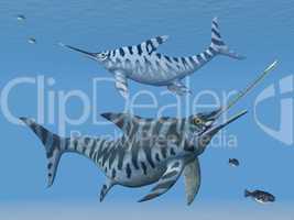 Ichthyosaurier Eurhinosaurus