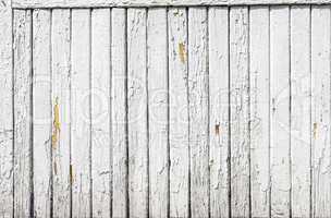 Vintage  White  Wood Wall