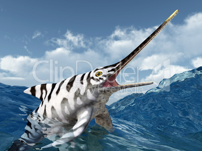 Ichthyosaurier Eurhinosaurus