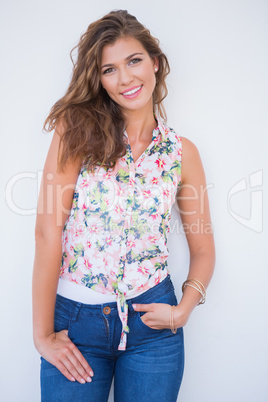 Portrait of  smiling young woman