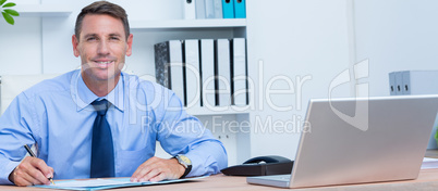 Portrait of a smiling businessman Portrait of a smiling businessman