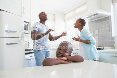 Couple having an argument