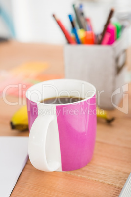 Young business people desk