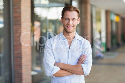 Portrait of happy smiling man