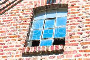 Altes Stahleisen Fenster