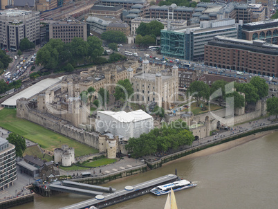 Aerial view of London