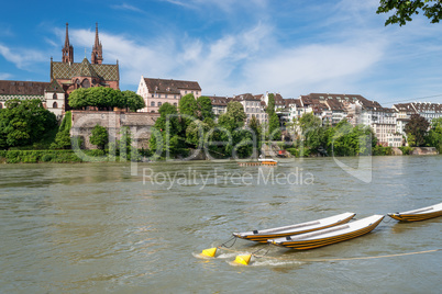 Basel With Rhine River