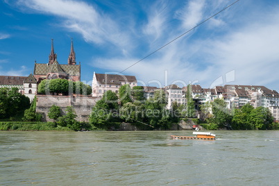 Crossing The Rhine At Basel, Switerland