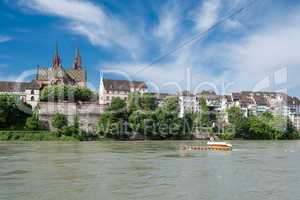 Crossing The Rhine At Basel, Switerland