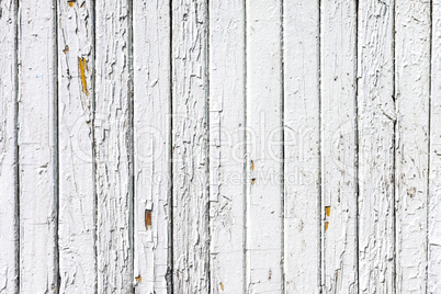 Vintage  White  Wood Wall