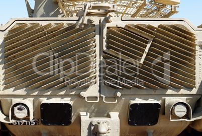 Radiator grill of M48 patton tank