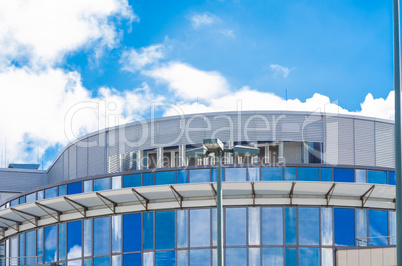 Wolkenspiegelung, Fassade Bürogebäude