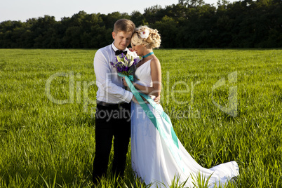 happy young couple in love