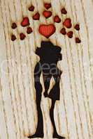 love abstract decoration Valentine's Day
