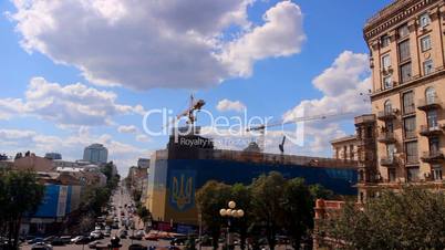 Center of Kyiv, Ukraine