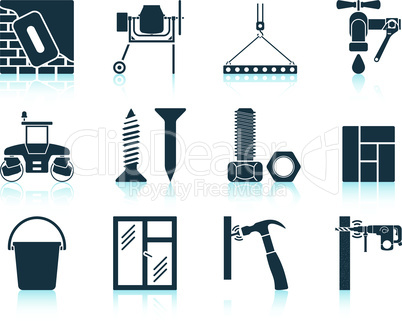 Set of construction icons