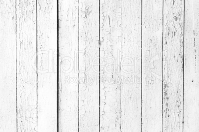 Vintage  White  Wood Wall