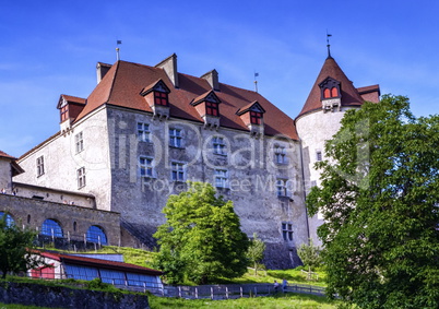 Castle of Gruyeres, Fribourg, Switzerland