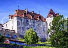 Castle of Gruyeres, Fribourg, Switzerland