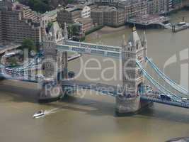 Aerial view of London