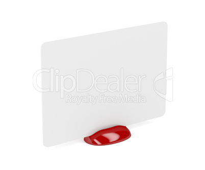 Plastic card holder