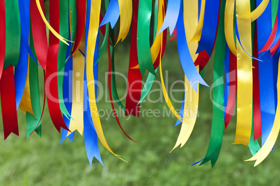 colored ribbons