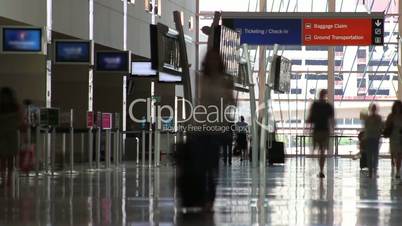Airport People Time Lapse