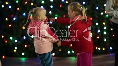 Girls Dancing at Christmas 2