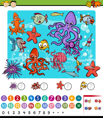 educational math game cartoon