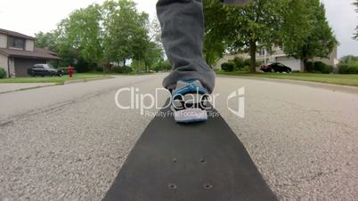 Skateboard Ride in the Street