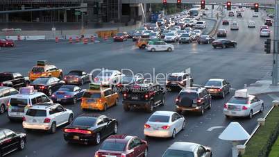 Traffic in Large Intersection