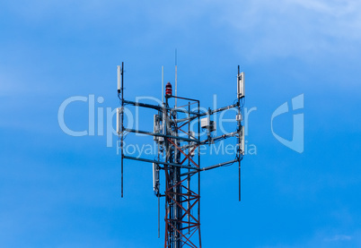 Communications antenna equipment on sky