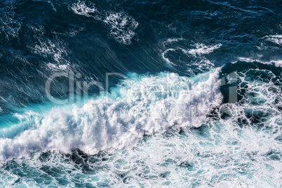 Beautiful Blue Ocean Waves