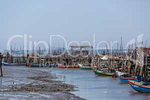 Very Old Dilapidated Fishermen Village