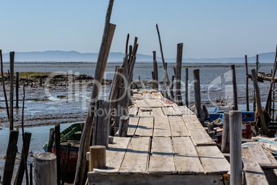 Very Old Dilapidated Pier in Fisherman Village