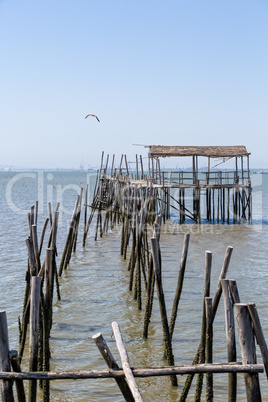 Very Old Dilapidated Pier in Fisherman Village