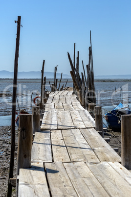 Very Old Dilapidated Pier in Fisherman Village