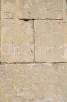Old stone wall limestone
